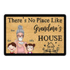 No Place Like Grandmas Cute Kids Personalized Doormat
