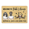 Welcome To Dog‘s House Personalized Doormat