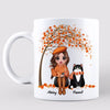 Fall Season Doll Woman Life Is Better With Cats Personalized Mug