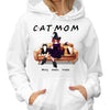 Cat Mom Colorful Halloween Personalized Shirt