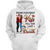 Couple First Kiss Last Breath Personalized Shirt