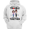 Female Male Doll Teacher Best Friends Trouble Together Personalized Shirt