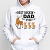 Best Buckin‘ Dad Grandpa Walking Deers Personalized Hoodie Sweatshirt