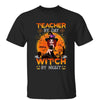 Teacher By Day Witch By Night Doll Witch Sitting Personalized Shirt