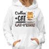 Coffee And Cats Cat-Feine Personalized Shirt