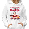 Floral Favorite People Call Me Grandma Mom Auntie Pretty Woman Personalized Shirt