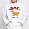 My Dog My Boss Walking Dog Personalized Hoodie Sweatshirt