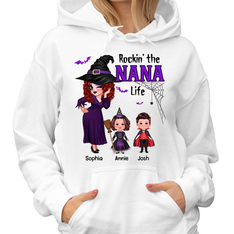 Pretty Woman Halloween Rockin‘ The Grandma Mom Life Personalized Shirt