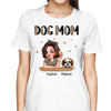 Half Leopard Pretty Dog Mom Personalized Shirt