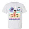 Summer I Love Being A Grandma Mom Auntie Pretty Woman Personalized Shirt