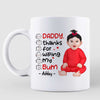 Thanks For Wiping My Bum First Father‘s Day Personalized Mug