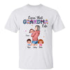 Livin‘ Grandma Life Holding Kids Family Gift Personalized Shirt