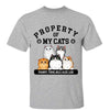 Property Of Cats Father‘s Day Gift Personalized Shirt