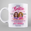 Pink Butterflies Doll Besties Personalized Mug