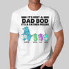 Dad Bod Bear And Kids Personalized Shirt