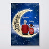 Grandma Grandkids On Moon Personalized Poster