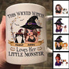 Halloween Wreath This Witch Loves Her Little Monsters Cats Personalized Mug