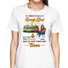 Camping Girl Good Girl Camper Personalized Shirt