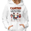 It‘s All Fun And Games Doll Camping Couple Friends Grilling Sausages Personalized Hoodie Sweatshirt