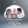 Our First Christmas New Family Custom Photo Personalized Acrylic Ornament