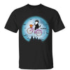 Halloween Bike Cats Riding Moon Personalized Shirt