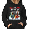 Dog Mom Dog Dad Couple Sitting Christmas Night Personalized Shirt