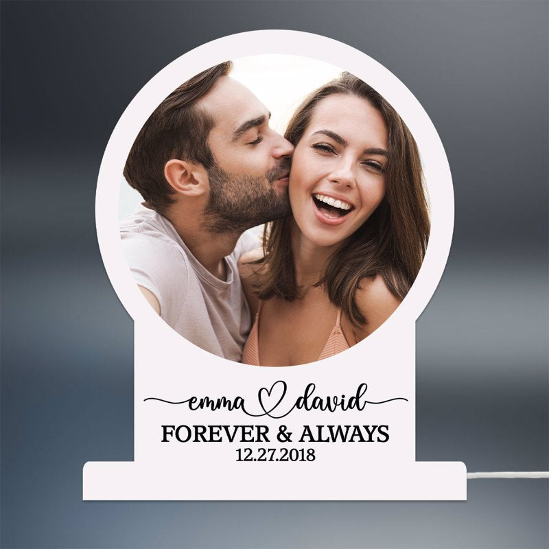 Couple Custom Photo Anniversary Gift Valentine‘s Day Gift For Him For ...