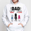 Dad First Hero First Love Father‘s Day Gift Personalized Hoodie Sweatshirt