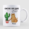 Cactus Cat Cuss Sassy Cats Personalized Mug