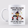 Happy Halloween Human Servant Fluffy Cats Personalized Mug