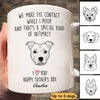 We Make Eye Contact Peeking Dogs Father‘s Day Gift Dog Dad Personalized Mug