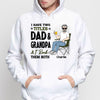 Rock Both Title Dad & Grandpa Personalized Hoodie Sweatshirt