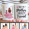 Mother And Daughter On Swing Personalized Mug