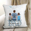 Dad Grandpa And Kids On Text Personalized Pillow (Insert Included)