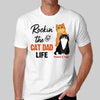 Rockin‘ The Cat Dad Life Fluffy Cats Personalized Shirt
