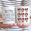 Brother Sister Siblings Humor Gift Personalized Coffee Mug