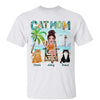 Doll Woman Cat Mom Summer Beach Personalized Shirt