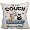 Dogs Sitting On Couch Personalized Pillow (Insert Included)