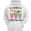 Coffee And Cats Better Life Personalized Shirt