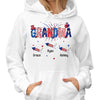 Grandma Fireworks 4th Of July Independence Day Personalized Shirt