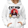 Halloween Cat Dad Cat Dadcula & Fluffy Cat Personalized Shirt