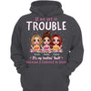 Pink Summer Doll Besties Sisters Siblings Personalized Hoodie Sweatshirt