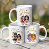 Like Mother Like Daughter Floral Circle Personalized Mug