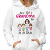 Livin‘ Grandma Life Caricature Kids Family Gift Personalized Shirt