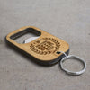 Professional Beer Taster Father‘s Day Gift For Dad Grandpa Wooden Bottle Opener Keychain