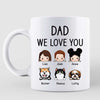 Dad Grandpa Mom Grandma We Love You Personalized Mug
