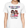 Cool Couple Together Since Anniversary Gift For Him For Her Personalized Shirt