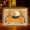 Family Memorial Always With You Cardinal Window View Photo Inserted Personalized Frame Light Box