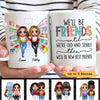 Cool Doll Besties In Supermarket Personalized Mug