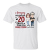 Caricature Couple Annoying Each Other Personalized Shirt